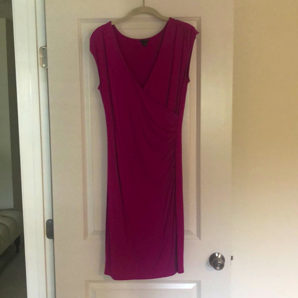 Fuchsia Ann Taylor dress M